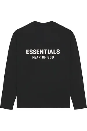 REVOLVE Fear of God ESSENTIALS Fear of god essentials camiseta manga larga classic en color negro talla L en - Black. Talla L (también en M, S