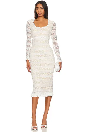 REVOLVE LIKELY Likely vestido lidia en color talla 2 en - White. Talla 2 (también en 8).