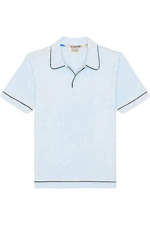 REVOLVE Scotch & Soda Scotch & soda toweling relaxed fit polo en color bebe azul talla L en - Baby Blue. Talla L (también en M, S, XL/1X).