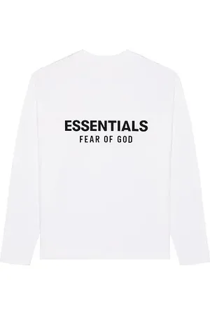 REVOLVE Fear of God ESSENTIALS Fear of god essentials camiseta manga larga classic en color blanco talla L en - White. Talla L (también en M