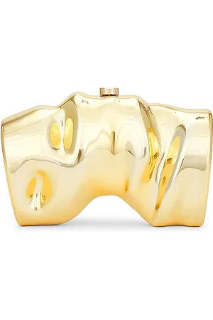 REVOLVE Cult Gaia Cult gaia estuche scrunch en color oro metálico talla all en - Metallic Gold. Talla all.