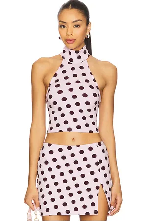 REVOLVE AFRM Afrm anira top en color lavanda talla 1X en - Lavender. Talla 1X (también en 2X, 3X, L, M, XL, XXL).