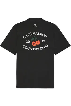 REVOLVE Malbon Golf Malbon golf x cafe du malbon polo en color talla L en - Black. Talla L (también en M, S, XL/1X).