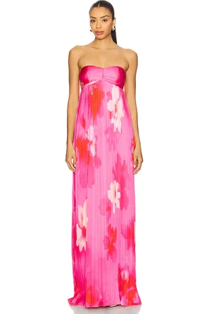 REVOLVE Lovers and Friends Lovers and friends vestido largo gia en color coral talla M en - Coral. Talla M (también en S, XS).