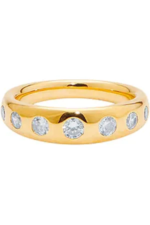 REVOLVE MEGA Mega anillo en color oro metálico talla 3 en - Metallic Gold. Talla 3 (también en 3.5, 4).
