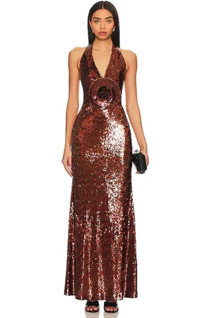 REVOLVE The Bar The bar vestido largo grayson en color chocolate talla 0 en - Chocolate. Talla 0 (también en 10).