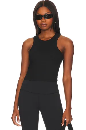 REVOLVE Splits59 Splits59 kiki rib crop top en color talla L en - Black. Talla L (también en M, S, XL, XS).