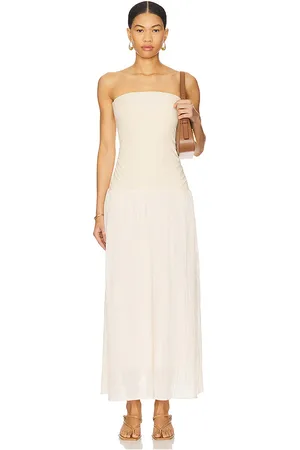 REVOLVE HEARTLOOM Heartloom vestido love en color crema talla L en - Cream. Talla L (también en M, S, XL, XS).
