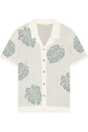 REVOLVE Marine Layer Marine layer camisa de resort tipo suéter asher en color ivory talla L en - Ivory. Talla L (también en M, S, XL/1X).