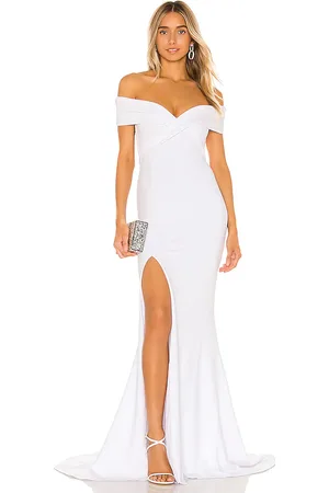 REVOLVE Nookie Nookie vestido largo neptune en color talla S en - White. Talla S (también en XS).