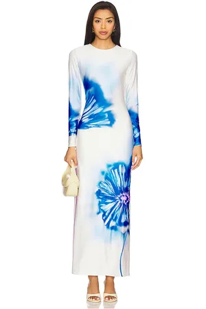 REVOLVE Especia Especia vestido largo lim en color crema talla L en - Cream. Talla L (también en M, S, XS).