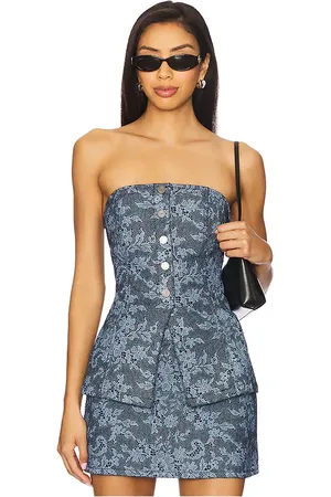 REVOLVE AFRM Afrm the sailor bustier top en color azul talla L en - Blue. Talla L (también en M, S, XL, XS, XXL).