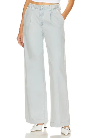 REVOLVE SPRWMN Sprwmn pantalones plisados en color denim claro talla 24 en - Denim-Light. Talla 24 (también en 25, 26).