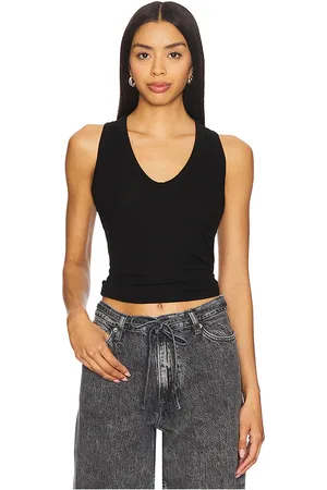 REVOLVE COTTON CITIZEN Cotton citizen top sin mangas verona en color negro talla L en - Black. Talla L (también en M, S, XS).