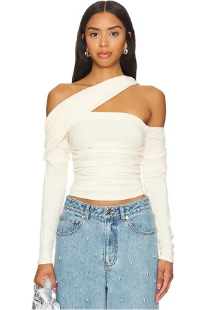 REVOLVE LEJE Leje ruched asymmetric top en color talla M en - . Talla M (también en S).