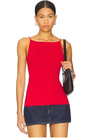 REVOLVE WeWoreWhat Weworewhat top sin mangas top en color rojo talla L en - Red. Talla L (también en M, S, XL, XS).