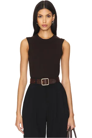 REVOLVE NILI LOTAN Nili lotan camiseta tirantes may en color marrón talla L en - Brown. Talla L (también en S).