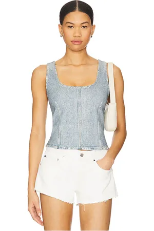 REVOLVE Rag & Bone Rag & bone top sin mangas miramar en color azul talla L en - Blue. Talla L (también en M, S, XS, XXS).