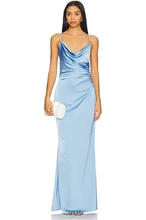 REVOLVE Katie May Katie may vestido largo ryder en color bebe azul talla L en - Baby Blue. Talla L (también en M, S, XL, XS).