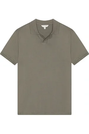 REVOLVE Club Monaco Club monaco johnny collar polo en color charcoal talla L en - Charcoal. Talla L (también en M, S, XL/1X).