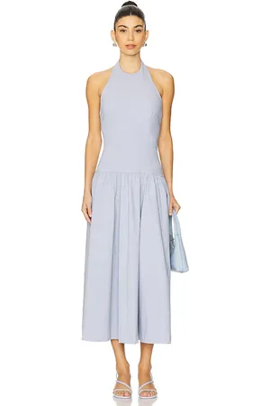 REVOLVE WeWoreWhat Weworewhat vestido midi en color roca talla L en - Slate. Talla L (también en M, S, XL, XS, XXS).