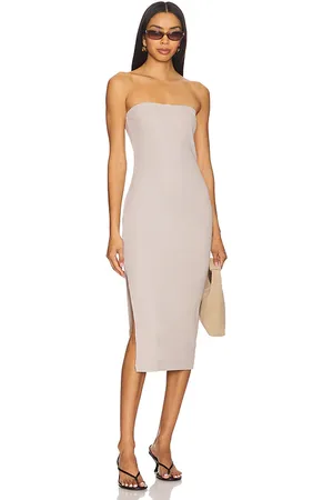 REVOLVE LA Made La made vestido tubo toby en color beige talla L en - Beige. Talla L (también en M, S, XS).