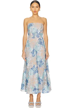 REVOLVE ELLIATT Elliatt vestido midi leonie en color bebe talla M en - Baby Blue. Talla M (también en S, XXL, XXS).