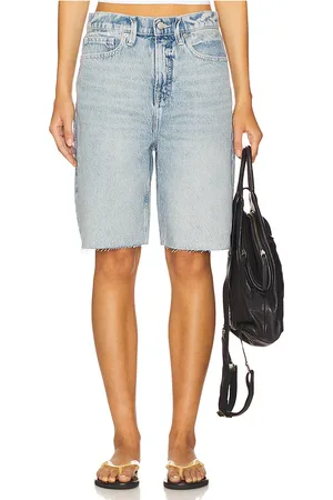 REVOLVE Good American Good american bermudas good en color azul talla 0 en - Blue. Talla 0 (también en 00, 10, 12, 14, 16, 18, 2, 20, 22, 24, 4, 6