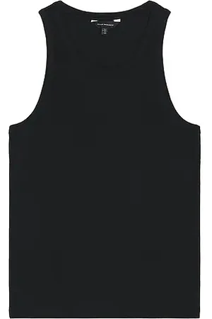 REVOLVE Club Monaco Club monaco top sin mangas ribbed en color negro talla L en - Black. Talla L (también en M, S, XL/1X).