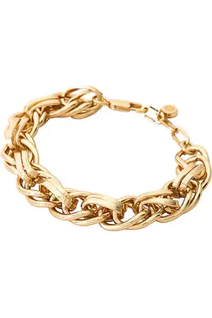 REVOLVE Ettika Ettika brazalete de cadena luminous en color oro metálico talla all en - Metallic Gold. Talla all.