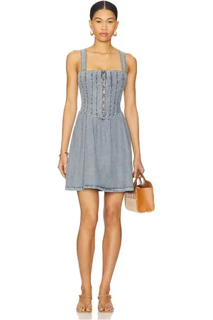 REVOLVE HEARTLOOM Heartloom vestido alison en color azul talla L en - Blue. Talla L (también en M, S, XL, XS).