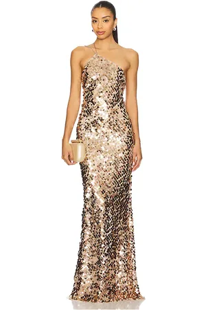 REVOLVE The Sei The sei vestido de lentejuelas con un solo hombro en color bronce metálico talla 0 en - Metallic Bronze. Talla 0 (también en 2, 8).