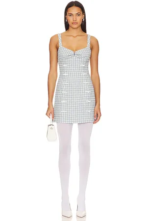 REVOLVE SAU LEE Sau lee minivestido ava en color azul talla 6 en - Blue. Talla 6 (también en 8).