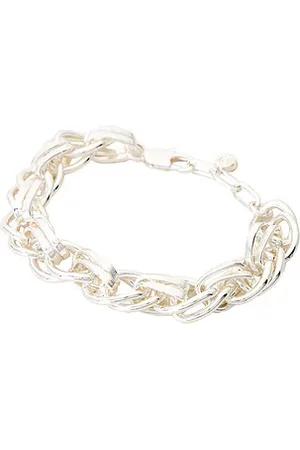 REVOLVE Ettika Ettika brazalete de cadena luminous en color metálico talla all en - Metallic Silver. Talla all.