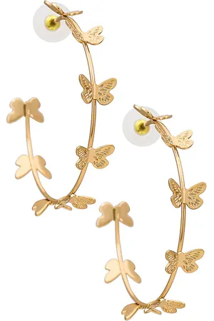 REVOLVE Petit moments Petit moments pendientes halley en color oro metálico talla all en - Metallic Gold. Talla all.