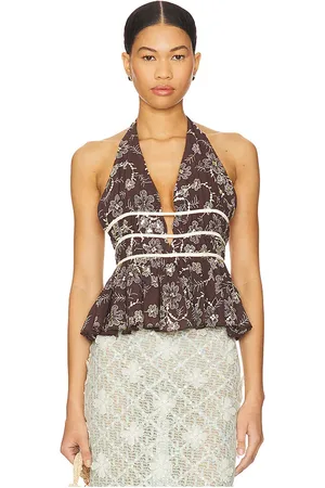 REVOLVE SIEDRES Siedres minila top en color talla 36 en - Brown. Talla 36 (también en 38, 40, 42).