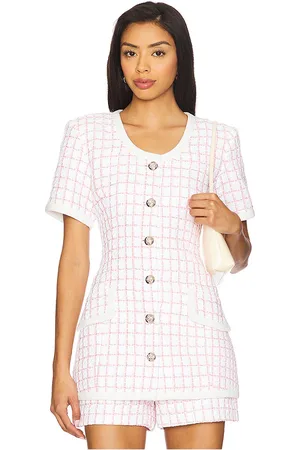 REVOLVE Maude Club Maude club chaqueta frances en color rosado talla L en - Pink. Talla L (también en M, S, XS).