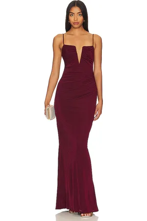 REVOLVE Katie May Katie may vestido largo erykah en color rojo talla L en - Red. Talla L (también en XXL).