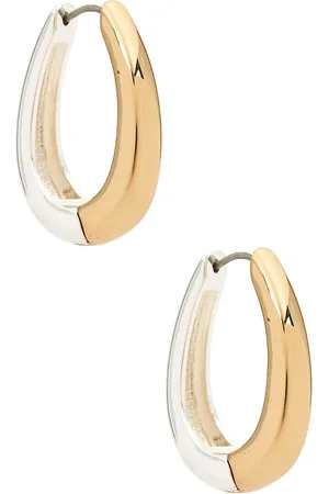 REVOLVE Ettika Ettika pendientes de aro en color oro metálico talla all en - Metallic Gold. Talla all.