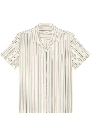 REVOLVE Marine Layer Marine layer dobby resort shirt en color crema talla L en - Cream. Talla L (también en M, S, XL/1X).