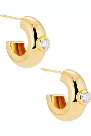 REVOLVE MEGA Mega pendientes en color oro metálico talla all en - Metallic Gold. Talla all.