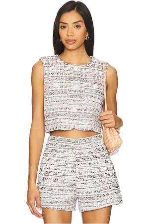 REVOLVE Cinq a Sept Cinq a sept chaleco auden en color ivory,fuchsia talla 0 en - Ivory,Fuchsia. Talla 0 (también en 10, 12, 2, 4, 6, 8).