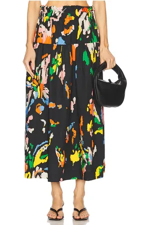 REVOLVE A.L.C. A.l.c. falda jayden en color negro talla L en - Black. Talla L (también en M, S, XS).
