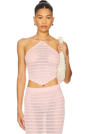 REVOLVE AFRM Afrm estelle top en color rosado talla L en - Pink. Talla L (también en M, S, XL, XS, XXL, XXS).