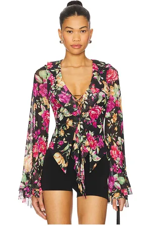 REVOLVE AFRM Afrm cadence top en color rosado talla L en - Pink. Talla L (también en M, S, XL, XS, XXL, XXS).