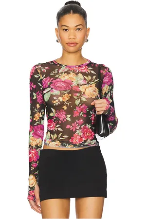 REVOLVE AFRM Afrm kaylee top en color negro talla 1X en - Black. Talla 1X (también en 2X, 3X, L, M, S, XL, XS, XXL, XXS).