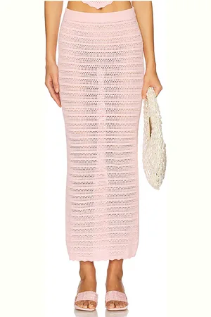 REVOLVE AFRM Afrm falda dorota en color rosado talla L en - Pink. Talla L (también en M, S, XL, XS, XXL, XXS).