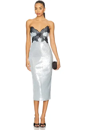 REVOLVE Retrofete Retrofete vestido lentejuelas ellen en color azul talla L en - Blue. Talla L (también en M, S, XS).