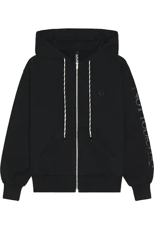 REVOLVE No Problemo No problemo sudadera con capucha con cremallera alien-o en color talla L en - Black. Talla L (también en M, S, XL/1X, XS).