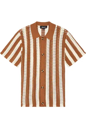 REVOLVE SER.O.YA Ser.o.ya camisa en color marrón talla L en - Brown. Talla L (también en M, S, XL/1X).